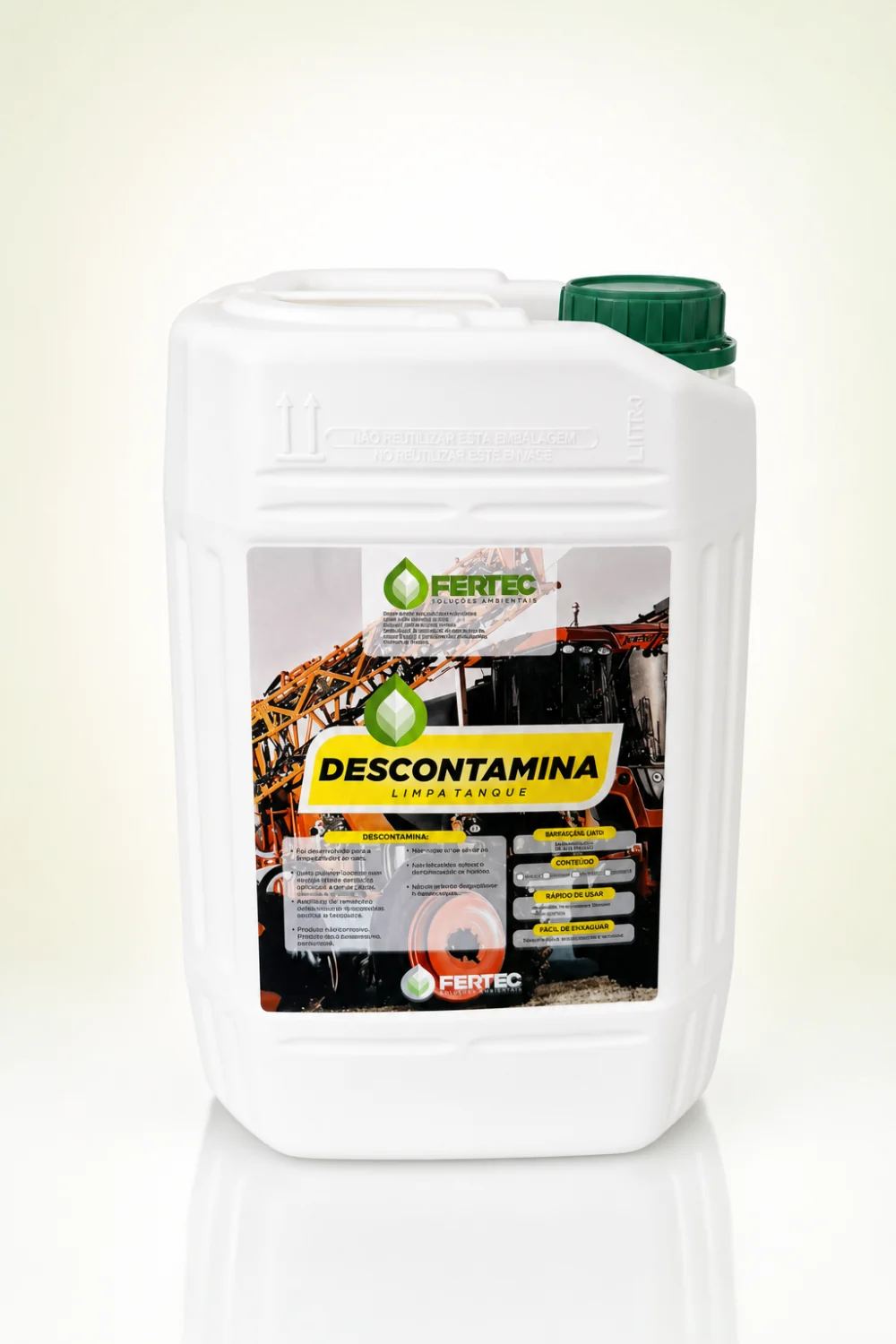 Bombona do Descontamina limpa-tanque da GTEC